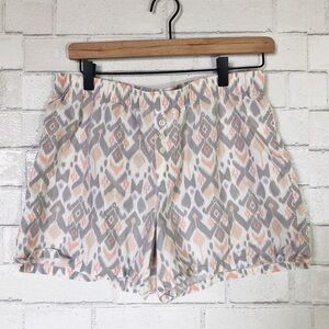 $3/20 DEAL Target Ikat Pattern Beige Gray Elastic Waist Sleep Boxer PJ Shorts